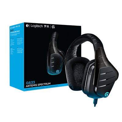 罗技 G633 7.1环绕声游戏耳机麦克风