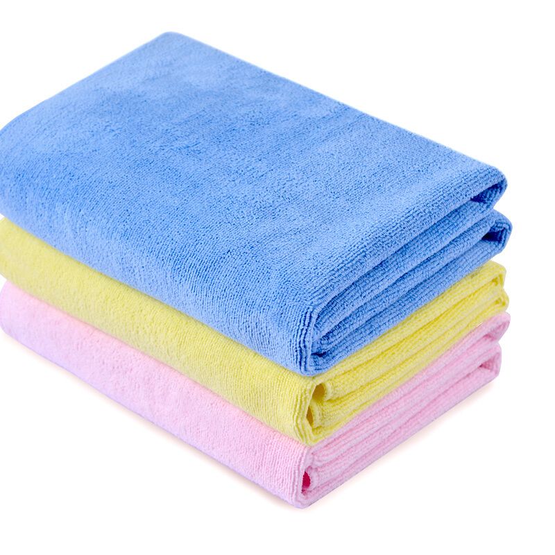 卡饰社 洗车毛巾 微纤维洗擦车吸水毛巾 3条装（70*30cm）