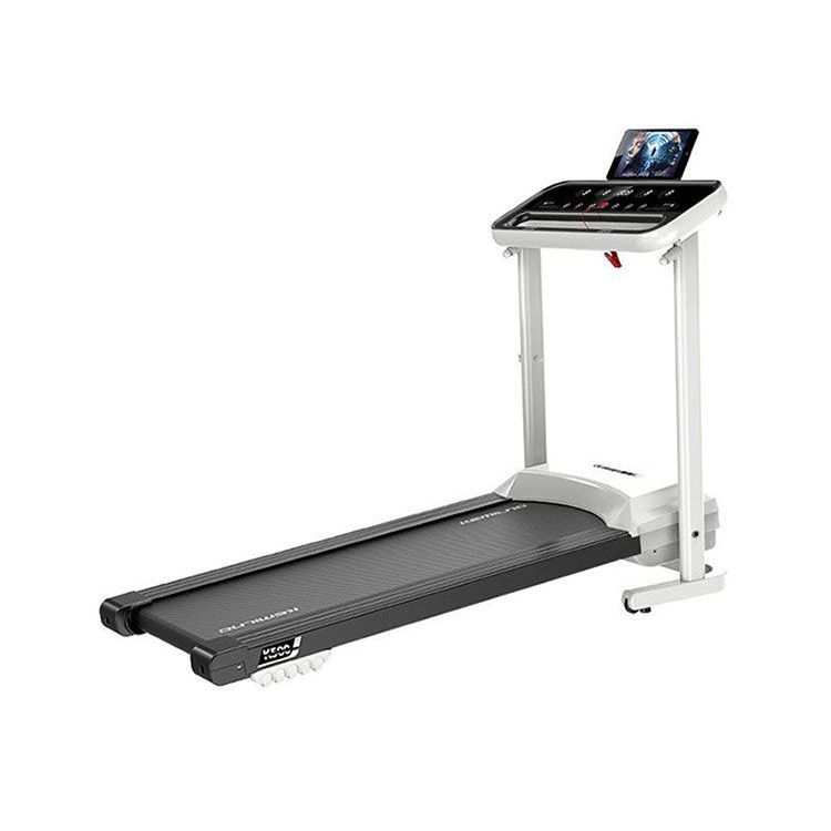柯迈龙 家用运动健身跑步机K500 心率监测回弹减震柔韧跑带全折叠收纳iPad支架