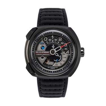 sevenfriday 七个星期五 黑金朋克工业元素自动机械男表v3-01