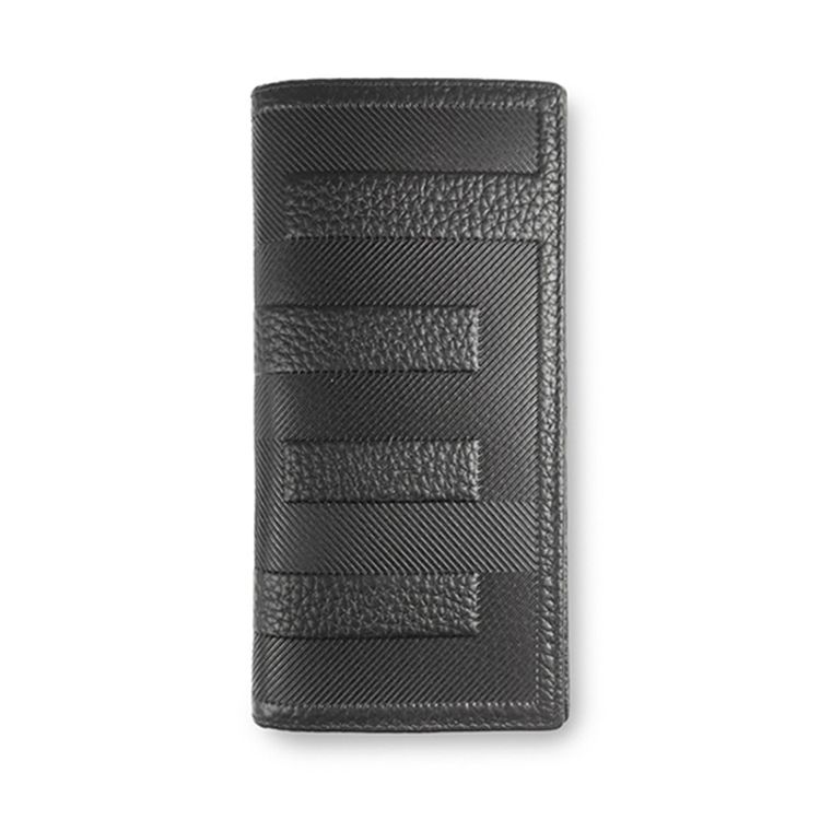 玛丽亚古琦 marja kurki 男士 女士 压花纹长款钱夹 钱包 黑色