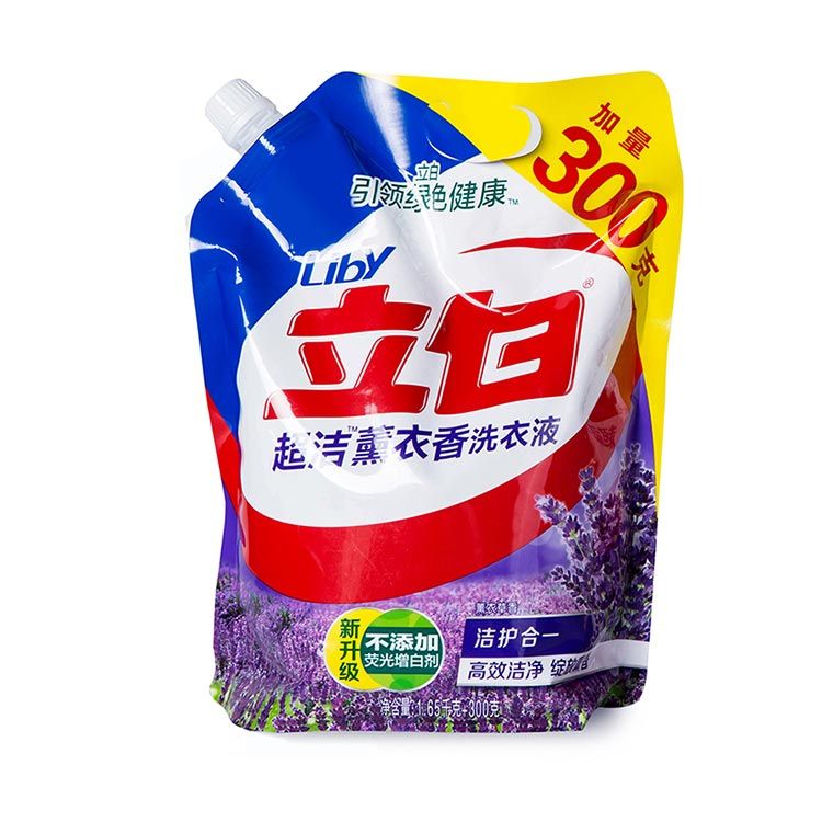 立白 超洁熏衣香洗衣液袋装1.65kg加量再送300g lb-005