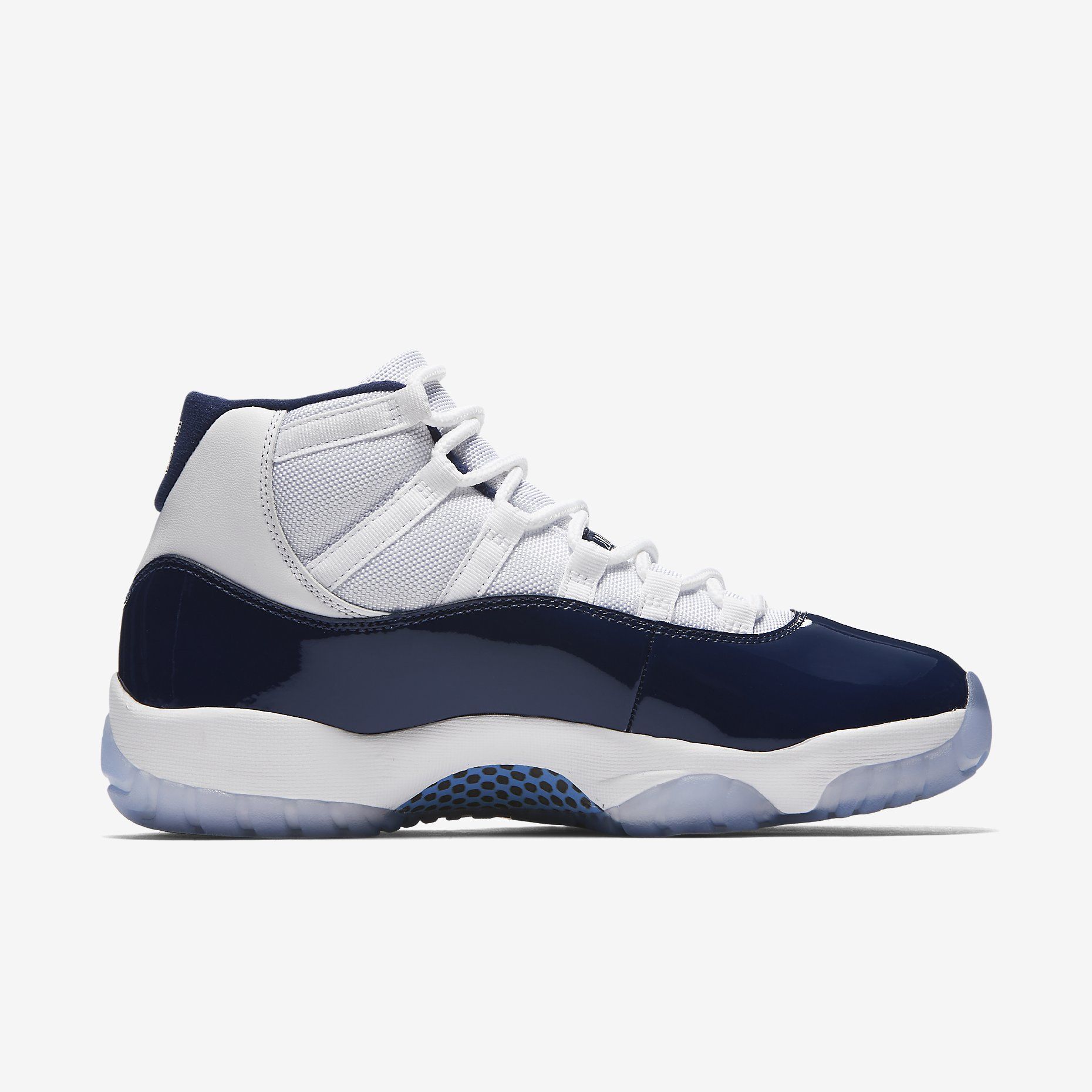 耐克 情侣款 nike air jordan 11 unc aj11 海军蓝篮球鞋 378037