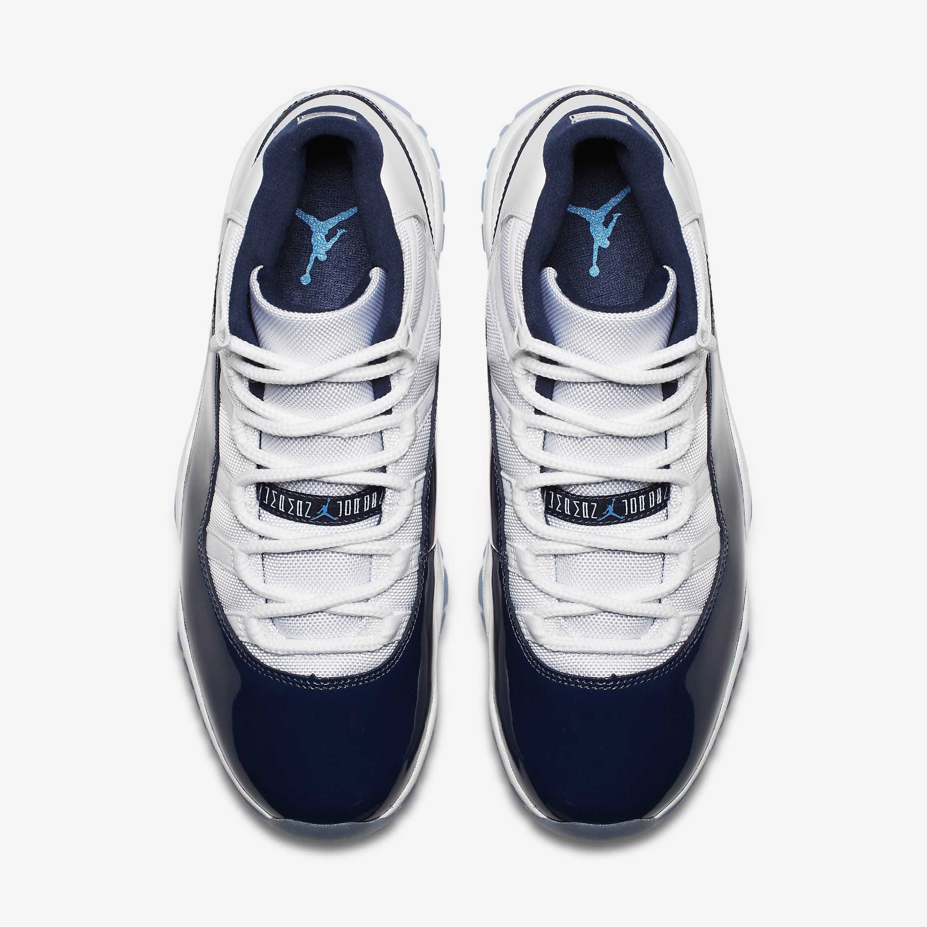 耐克 情侣款 nike air jordan 11 unc aj11 海军蓝篮球鞋 378037