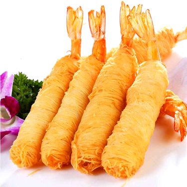 鲜聚汇 【顺丰发货】【3包装】黄金面线虾千丝万缕虾 250g*3包 金丝虾