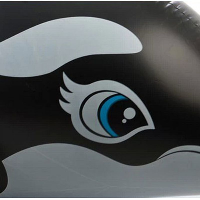 intex大黑鲸坐骑 特大号充气坐骑成人儿童都可用