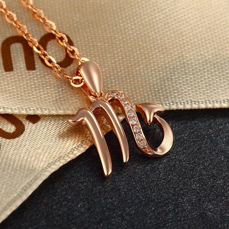 古钻gzuan古钻 天蝎座 18k金钻石吊坠d3069(赠18寸s925银镀金项链)