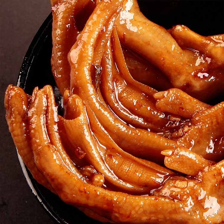 蜀道香 麻辣鸭掌188g四川特产卤味零食小吃 四川风味 香辣卤味鸭爪