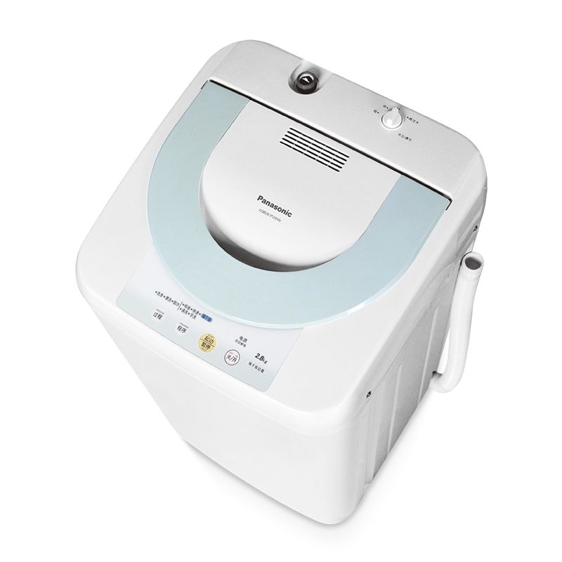 松下panasonic 婴儿迷你全自动波轮洗衣机 2.8公斤 xqb28-p200w 白色
