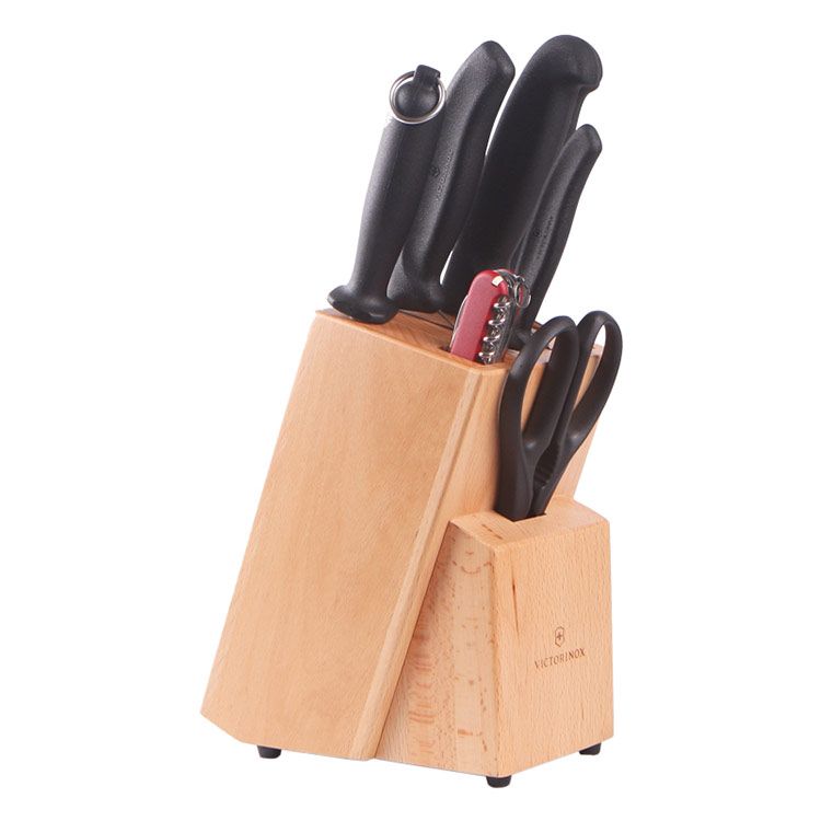 维氏 VICTORINOX 瑞士军刀厨房刀具八件套刀组套装 CN.8PIECE.KK.SET【瑞士原装进口】