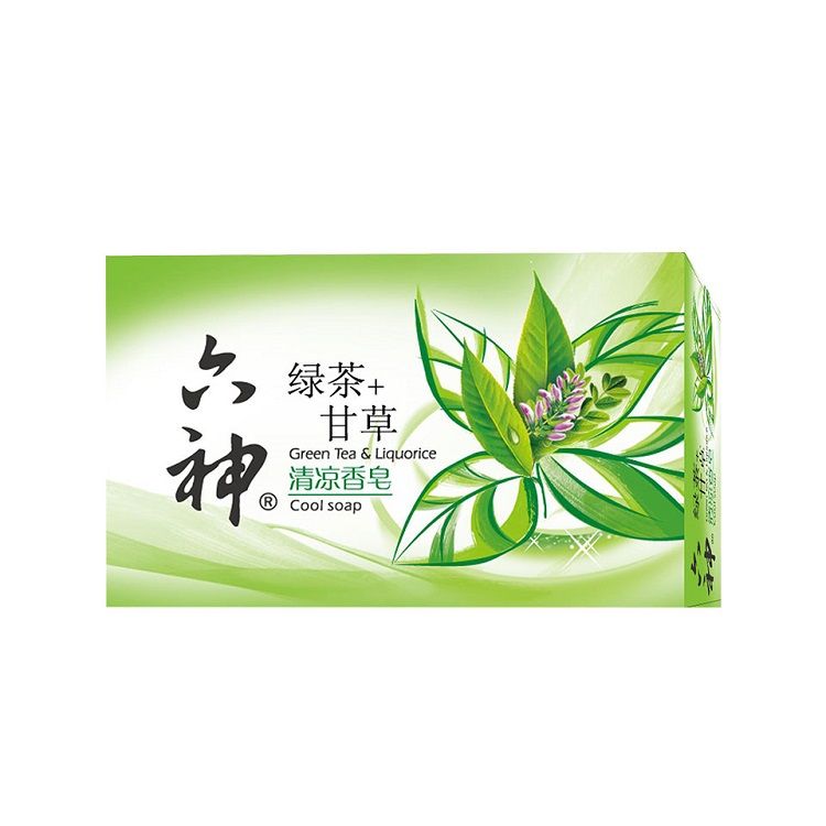 六神 清凉香皂（绿茶+甘草）125g（新老包装随机发货）