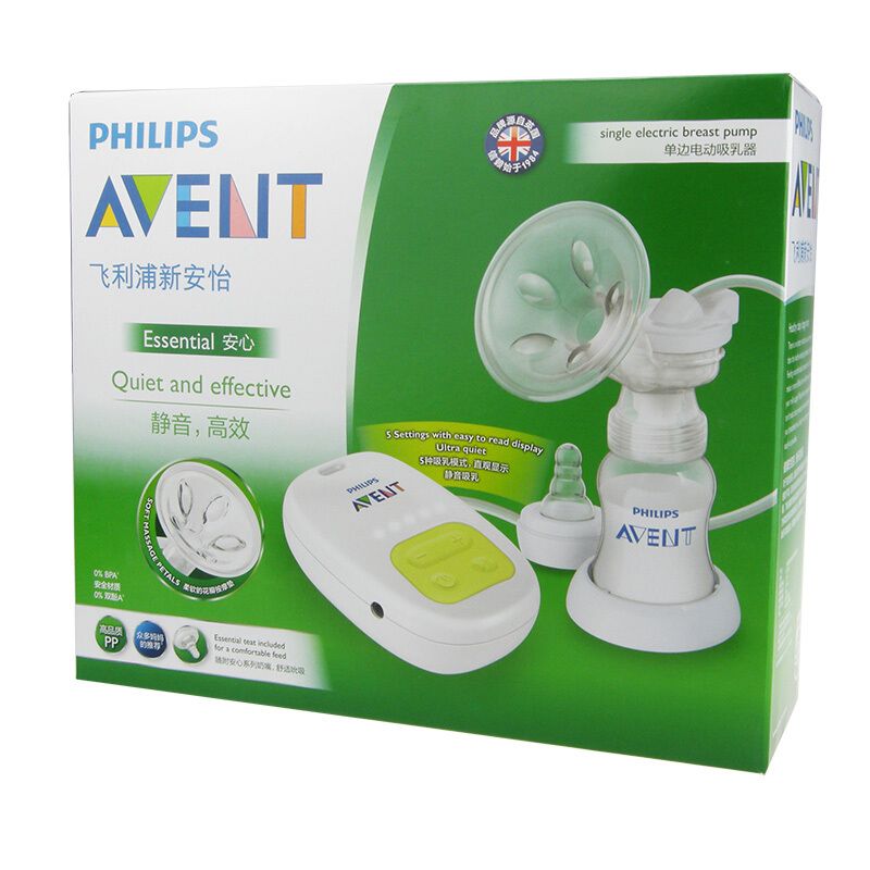 飞利浦 新安怡(avent)安心系列单边电动吸乳器/吸奶器 scf902/11