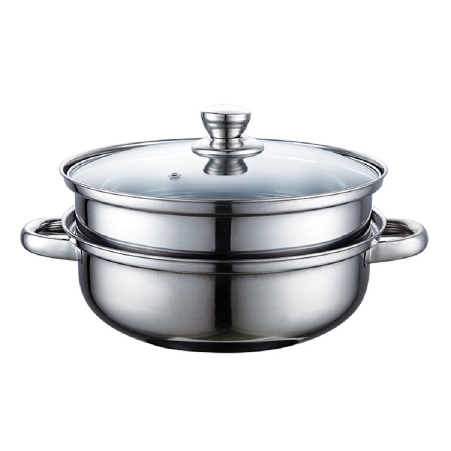 lecker 乐克尔汤蒸锅双层锅煮煲炖烹饪厨具kr-506