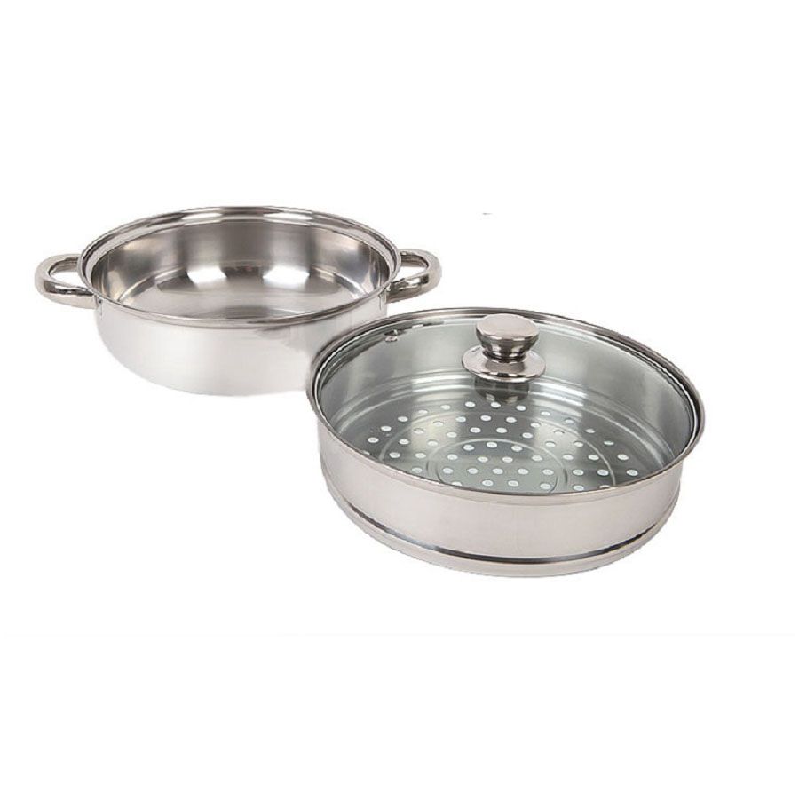 lecker 乐克尔汤蒸锅双层锅煮煲炖烹饪厨具kr-506