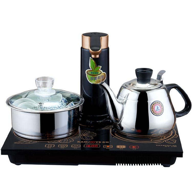 金灶 泡茶电磁炉茶具烧水壶 自动上水电热水壶智能语音提示电茶炉d605
