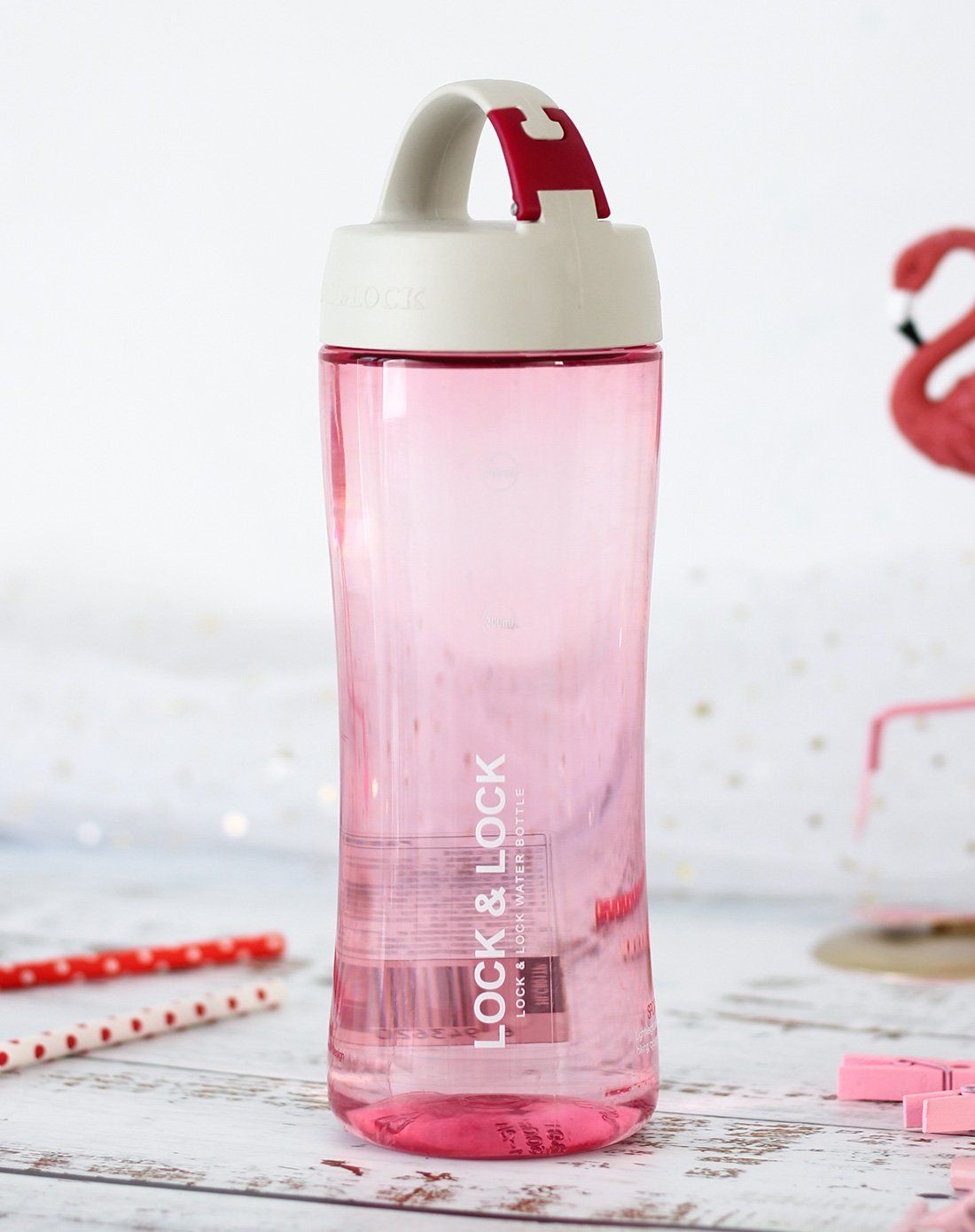 乐扣乐扣 塑料杯 运动塑料水杯便携随手杯茶杯子 500ml