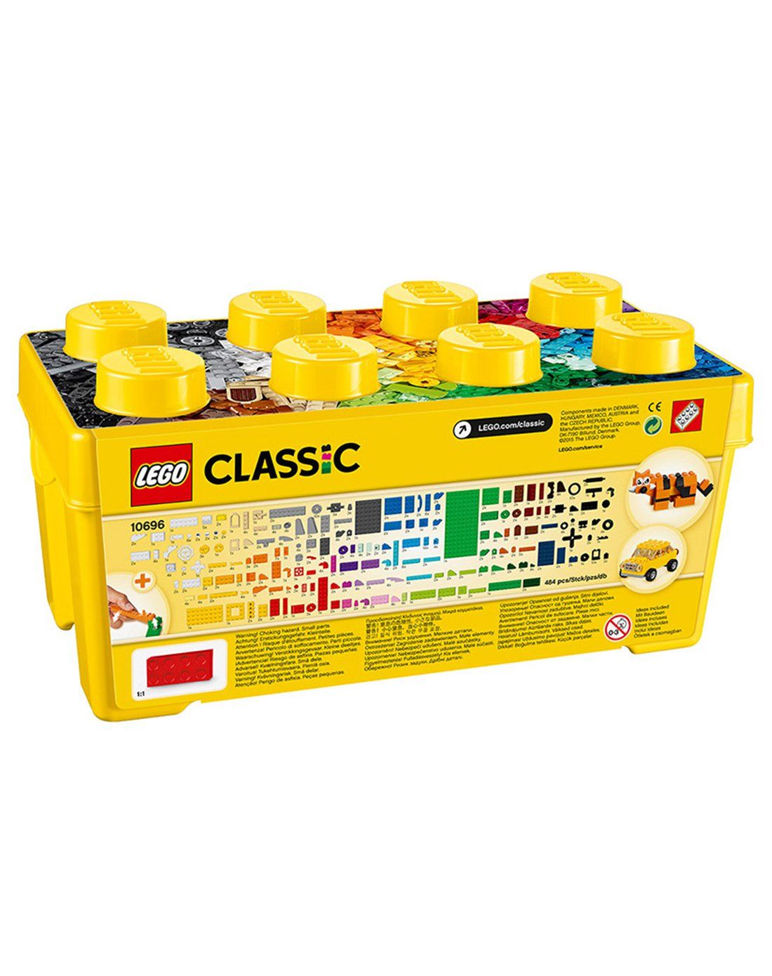 乐高 积木拼插/磁力片 lego乐高积木玩具经典创意10696-中号积木盒