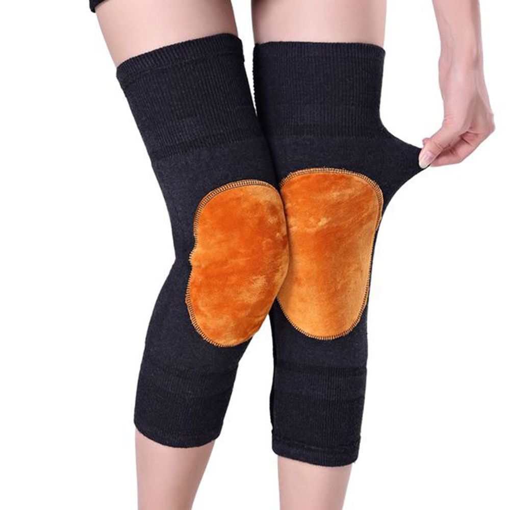 北极绒 冬季男女士保暖护膝 膝盖加厚加绒防风防寒护腿