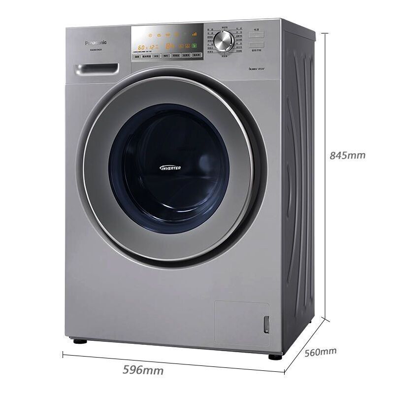 松下panasonic 9公斤变频滚筒全自动洗衣机 xqg90-e9025