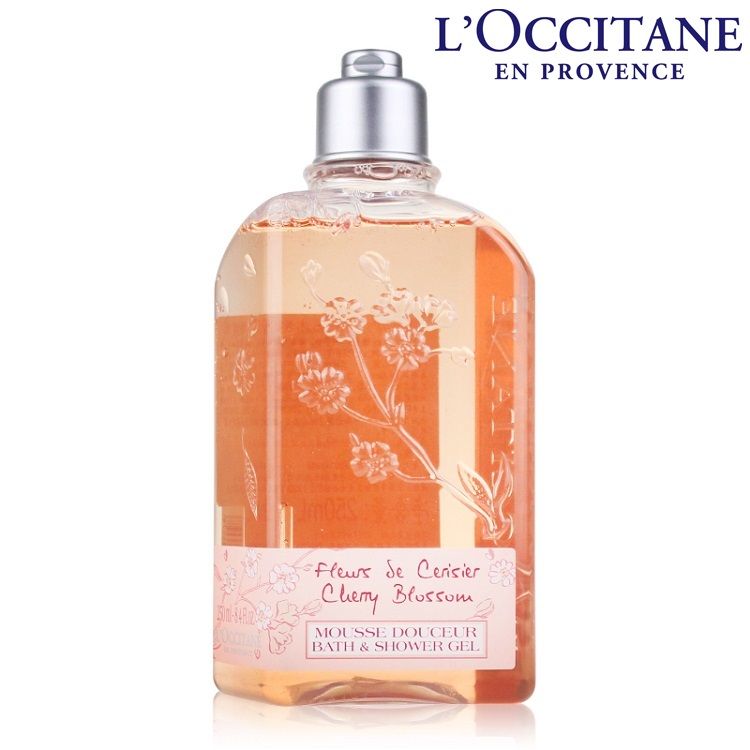 歐舒丹 (loccitane)大禮包(甜蜜櫻花潤膚露250ml 沐浴啫喱250ml 甜蜜