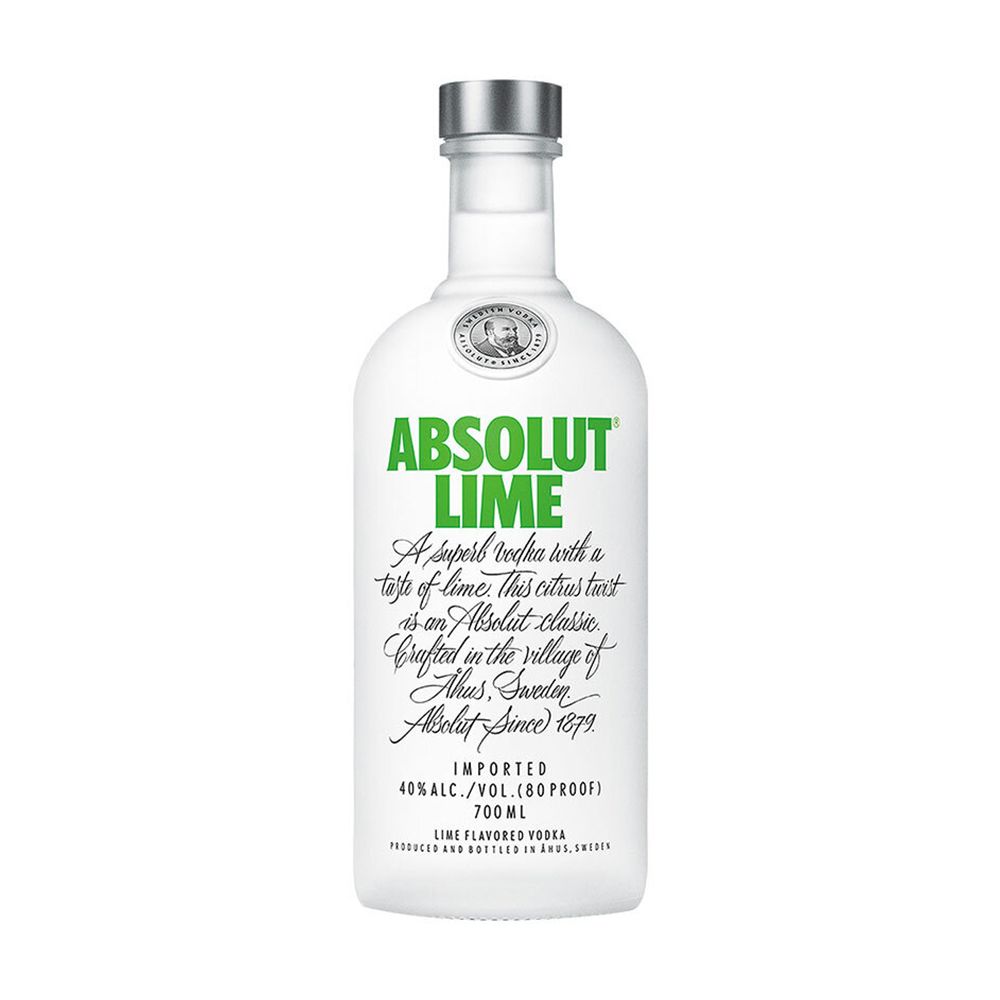 绝对伏特加 瑞典绝对风味伏特加(青柠味)700ml 赠绝对absolut柠檬味小