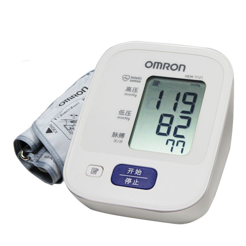 欧姆龙 (omron)电子血压计hem-7121上臂式全自动家用智能测量仪器7120