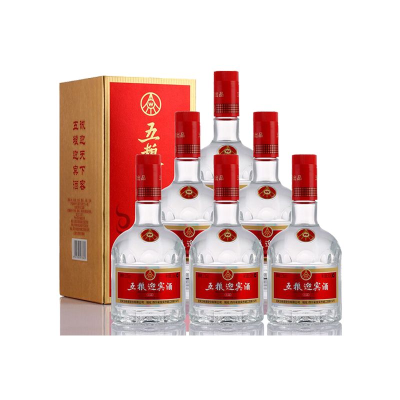 五粮液 迎宾酒(上品) 52度500ml*6整箱装浓香型白酒