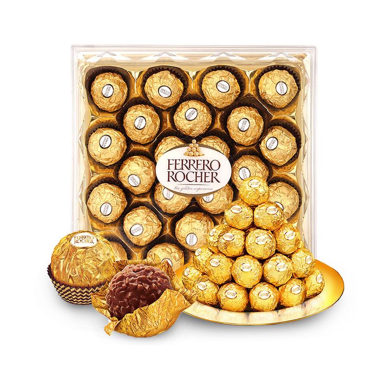 【情人送礼佳品】费列罗 夹心巧克力 t24粒礼盒装 意大利进口