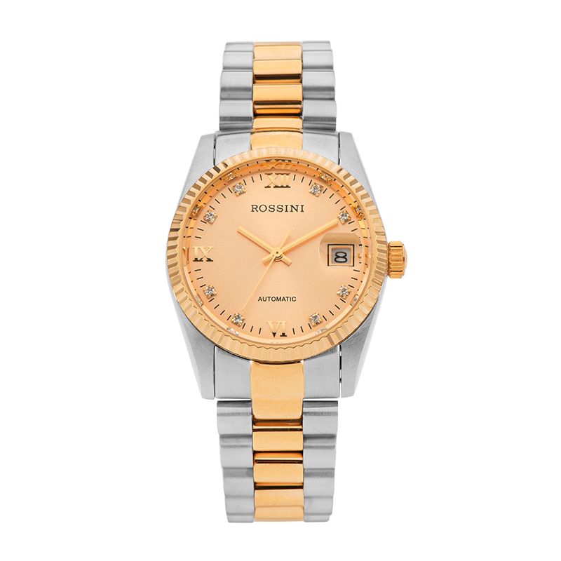 罗西尼(rossini) 雅尊商务系列 时尚机械男表 5303t06e