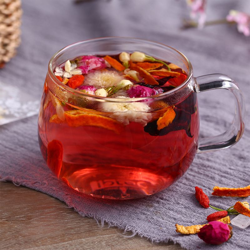 仟后【喝出少女肌】玫瑰洛神养颜花茶