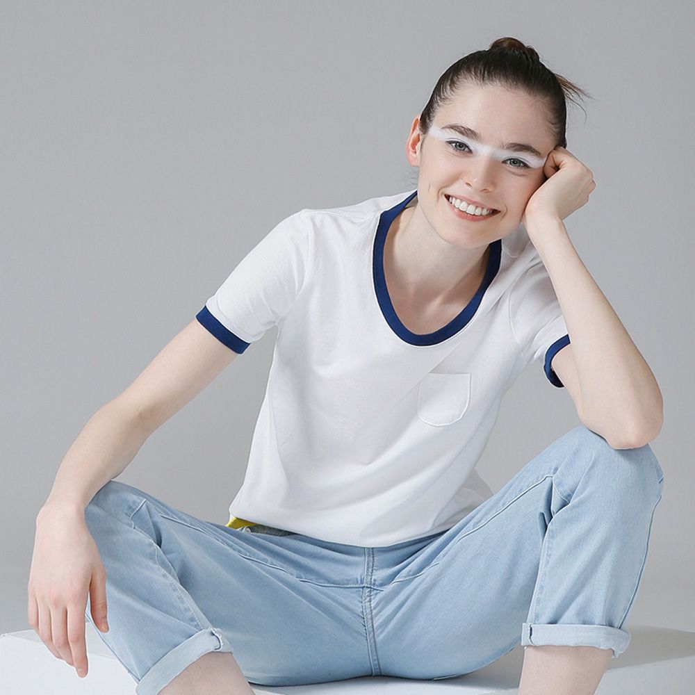 初语2018夏装基础款纯棉短袖t恤女夏圆领文艺休闲宽松全棉打底t恤