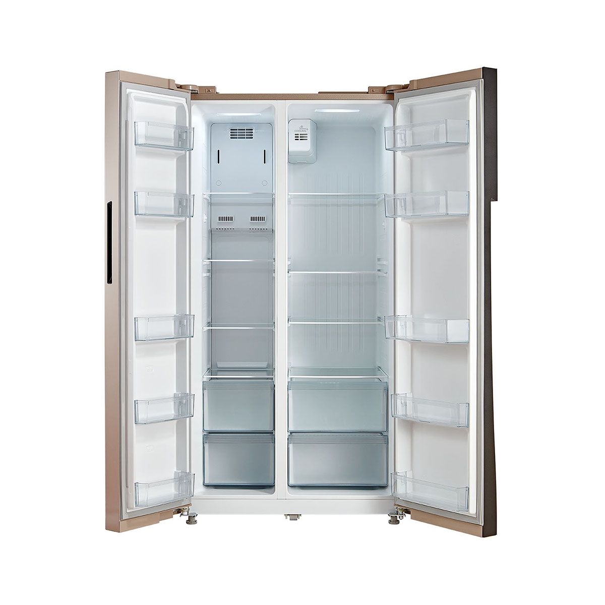 美的【新品推荐】对开门冰箱 风冷无霜电冰箱 双开门 bcd-520wkm(e)