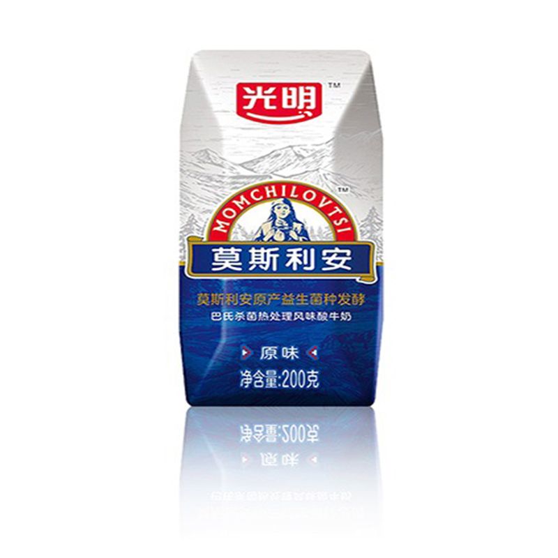 光明 莫斯利安 常温酸奶酸牛奶(原味)200g*12盒 中华老字号