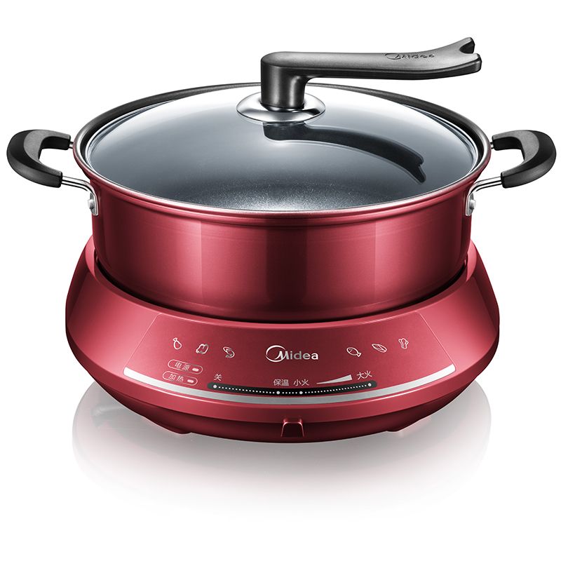 美的midea 多用途锅分体式家用电煮锅 电热锅 电炒锅dhy28