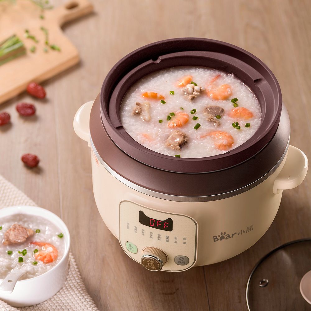 小熊ddg-d30c1电炖锅煲汤煮粥锅家用全自动紫砂陶瓷电炖盅