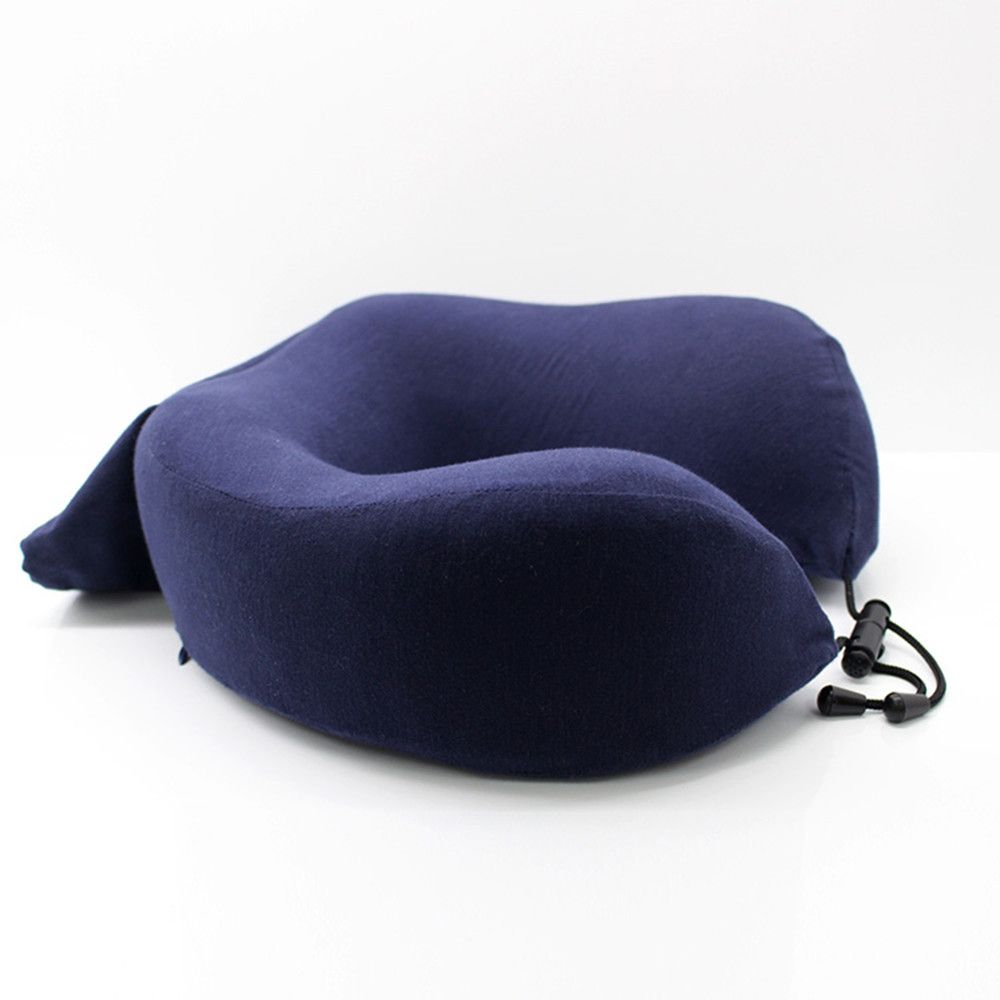 odink奥鼎康 记忆棉u型枕 汽车高铁头枕护颈枕飞机旅行枕靠枕 深蓝色