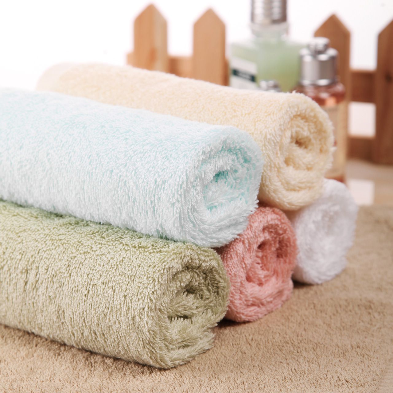 梦特娇 阿瓦提新疆长绒棉素色 纯棉四方小毛巾加厚 柔软吸水a类