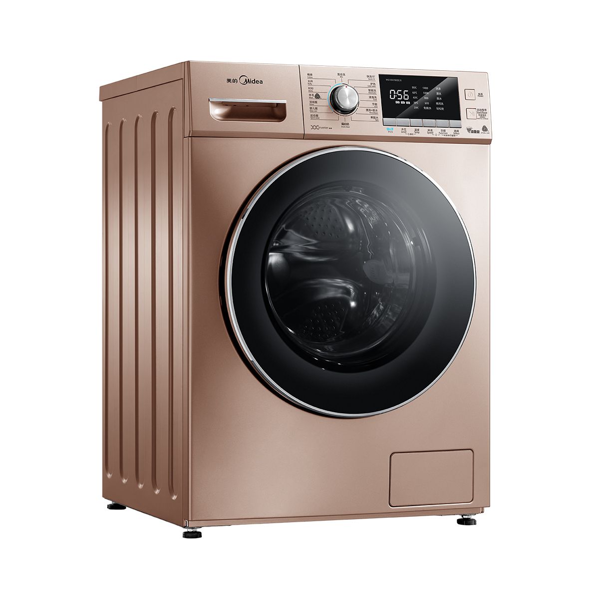 美的 滚筒洗衣机 10kg bldc变频 家用静音 mg100v76dqcj5