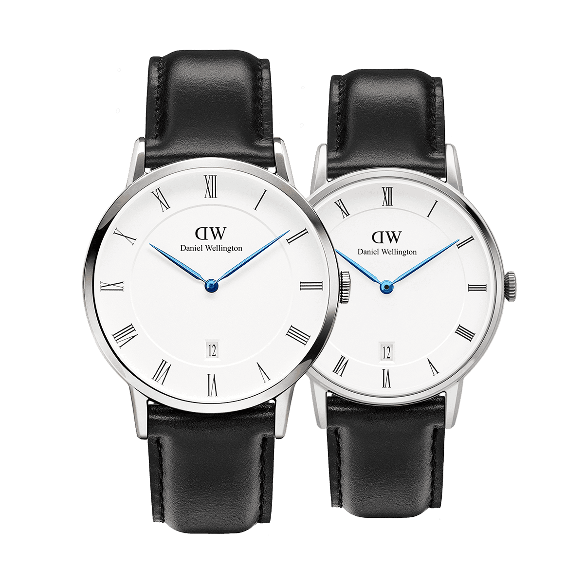 新年新品首发 dw男女士皮带石英表dw男手表表石英女表 情侣对表