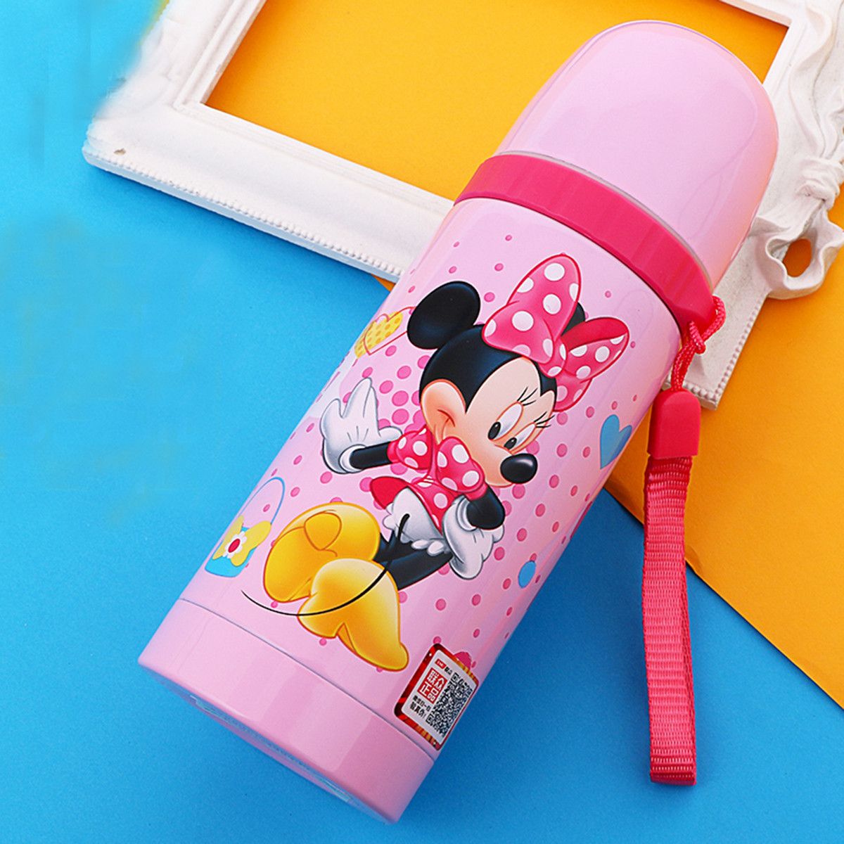 【唯品会】迪士尼时尚学生儿童随手杯子弹头304不锈钢直饮杯保温杯350