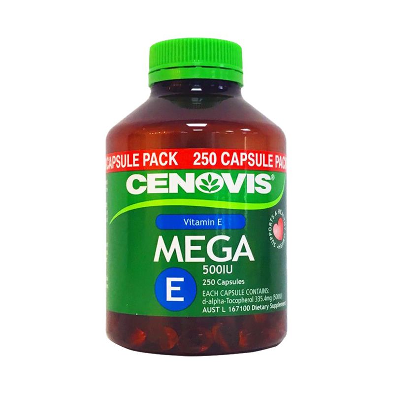 cenovis 維生素e軟膠囊天然維他命e內服ve淡斑痘印美白250粒 澳大利亞