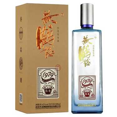 【易购】黄鹤楼酒 陈香1979 浓香型白酒 42度500ml*6瓶 纯粮食酒 整箱