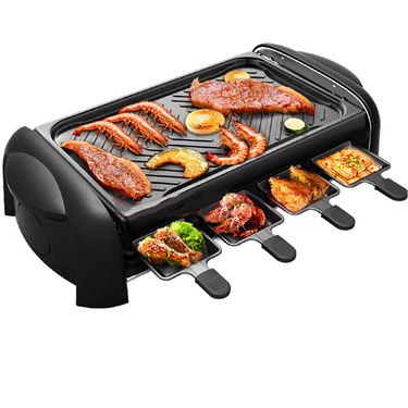 利仁kl-j4300 电烧烤炉家用电烤盘烧烤机无烟不粘烤肉锅