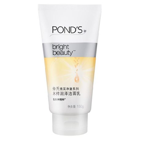 旁氏(ponds)洗面奶 亮采净澈系列 米粹润泽洁面