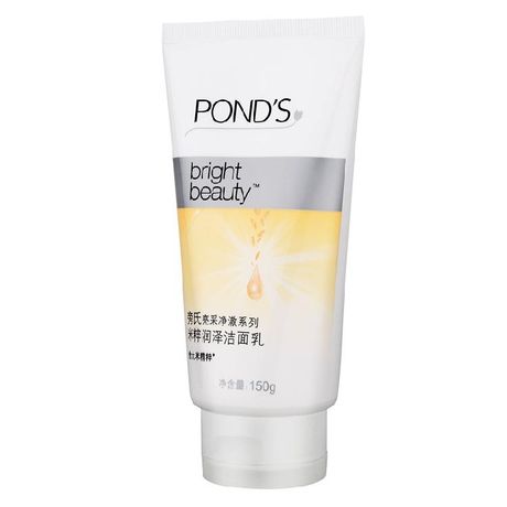 旁氏(ponds)洗面奶 亮采净澈系列 米粹润泽洁面乳150g(新老包装随机