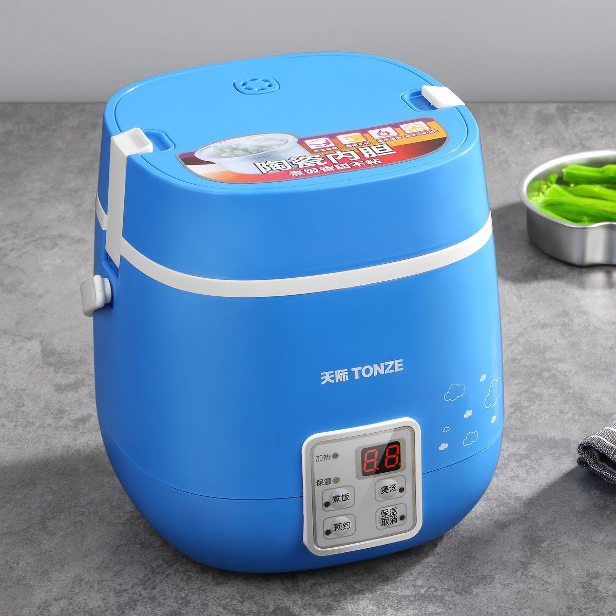 电饭煲 天际fd10e 1l迷你便携式陶瓷电饭锅