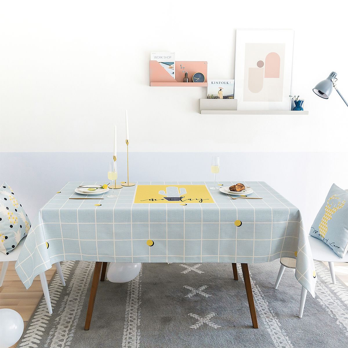 范居态度 北欧ins网红小清新桌布