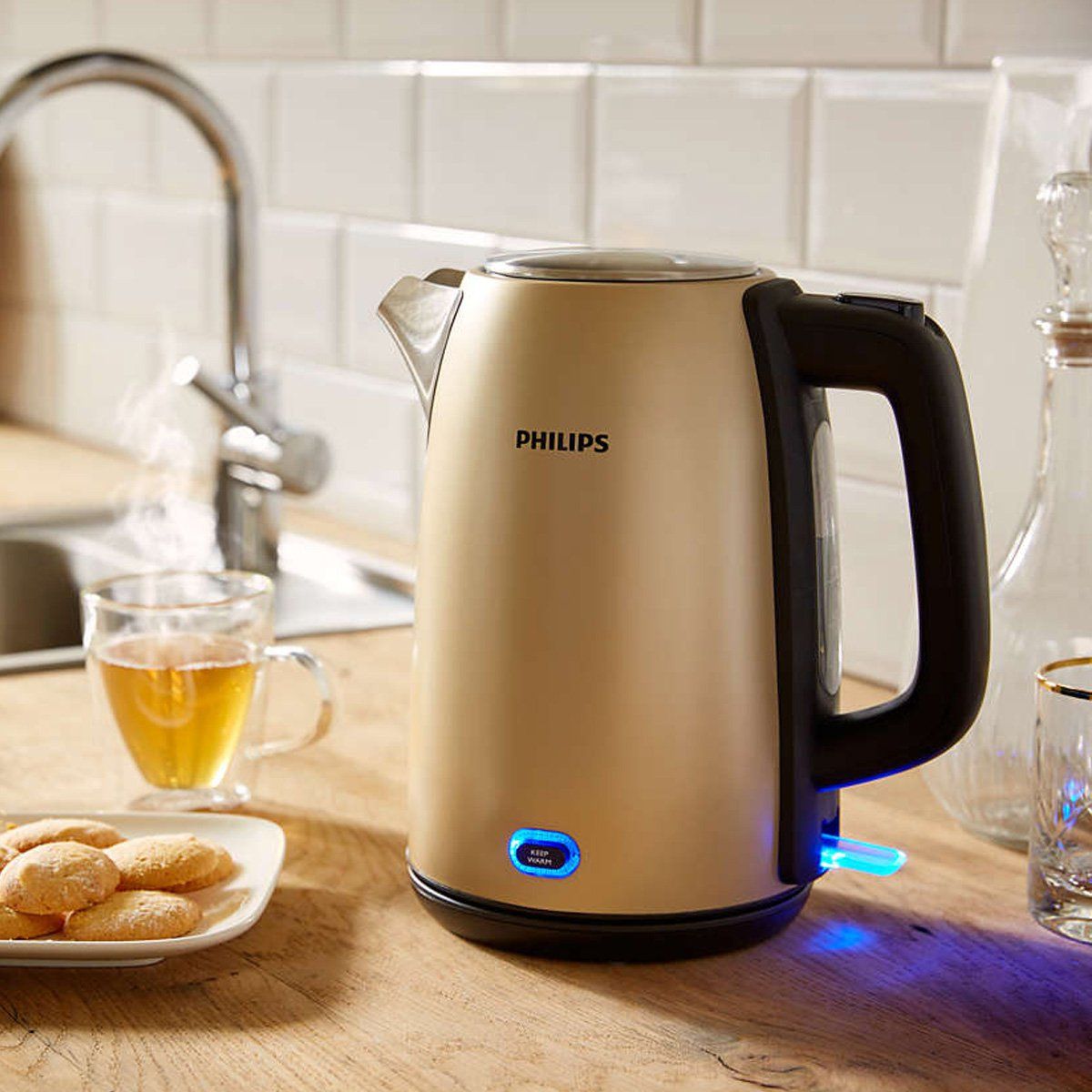 电水壶/热水瓶 飞利浦hd9356电水壶家用带保温食品级不锈钢电热水壶烧