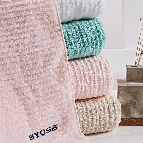 【易购】丝蕴(syoss)涓涓水波方巾毛巾浴巾三件套礼盒