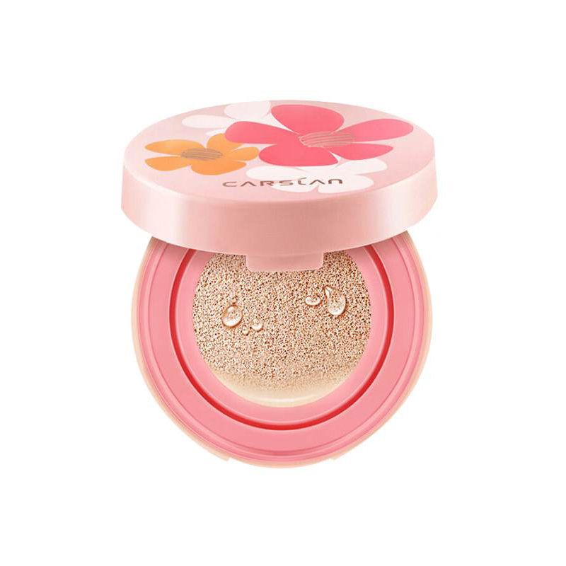 【易购】卡姿兰(carslan) 轻甜气垫cc霜裸妆粉底液保湿遮瑕隔离02鲜